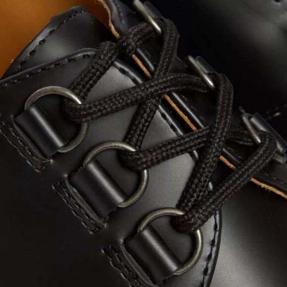 Dr. Martens Ramsey Black White Smooth Leather Creepers Women Size 6 NEW - Picture 5 of 6